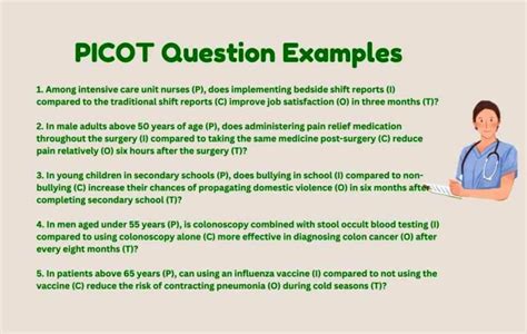 picot question for nursing